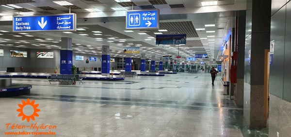 Hurghadai repülőtér csomagszalag
